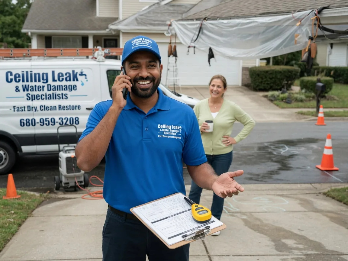 Ceiling Leak Cleanup Powder River, WY FAQs